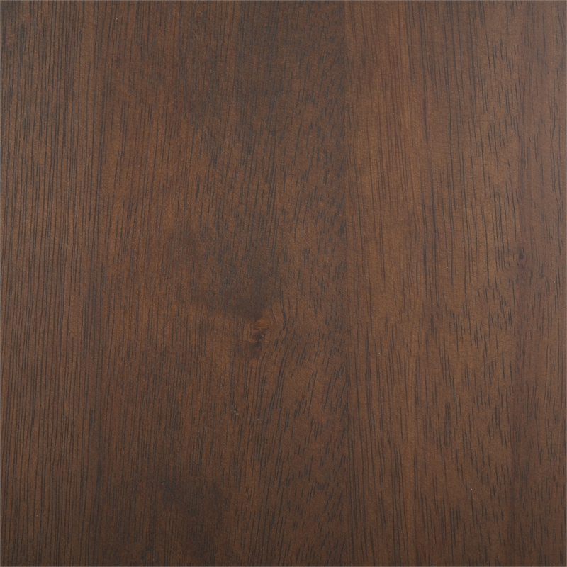 Safavieh Winona Wood and Steel Spindle Back Dining Chair in Dark Walnut