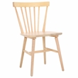 Safavieh Winona Wood and Steel Spindle Back Dining Chair in White