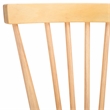 Safavieh Winona Wood and Steel Spindle Back Dining Chair in White