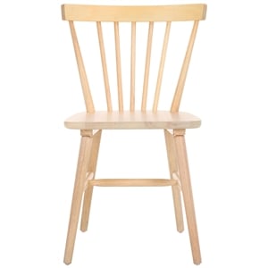 Safavieh Winona Wood and Steel Spindle Back Dining Chair in White