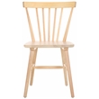 Safavieh Winona Wood and Steel Spindle Back Dining Chair in White