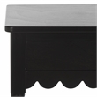 Safavieh Haven Wood 2 Drw Desk in Matte Black