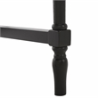 Safavieh Haven Wood 2 Drw Desk in Matte Black
