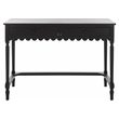 Safavieh Haven Wood 2 Drw Desk in Matte Black