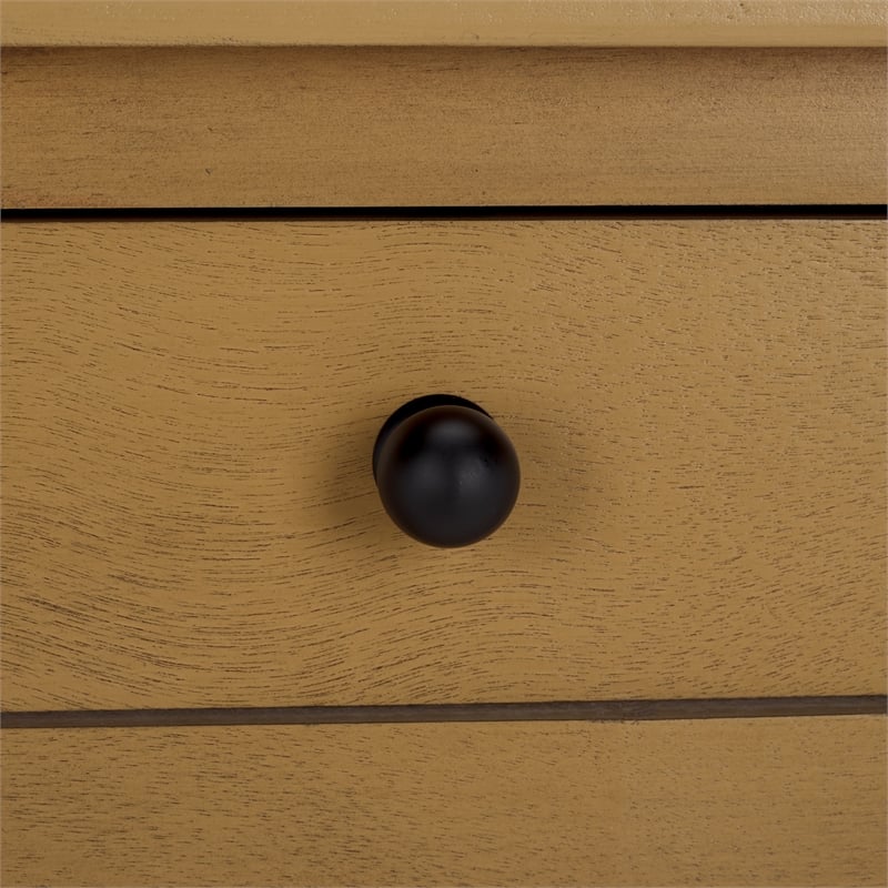 Safavieh Haven Wood 2 Drw Desk in Brown