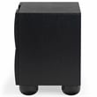 Safavieh Beethoven Solid Wood 2 Drawer Nightstand in Black