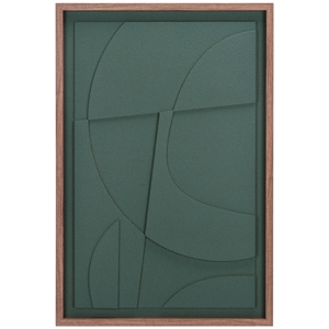 Safavieh Natures Edge Wood and Iron Framed Dimensional Art in Green