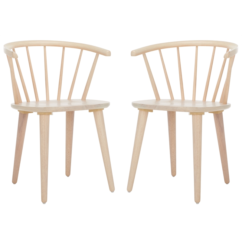 Safavieh Blanchard Wood Side Chair in White