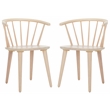 Safavieh Blanchard Wood Side Chair in White