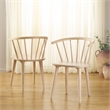 Safavieh Blanchard Wood Side Chair in White