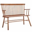 Safavieh Addison Wood Spindleback Settee in Natural