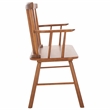 Safavieh Addison Wood Spindleback Settee in Natural