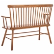 Safavieh Addison Wood Spindleback Settee in Natural