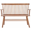 Safavieh Addison Wood Spindleback Settee in Natural