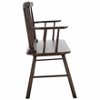 Safavieh Addison Wood Spindleback Settee in Dark Walnut