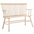 Safavieh Addison Wood Spindleback Settee in White