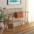 Safavieh Addison Wood Spindleback Settee in White