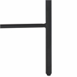 Safavieh Emric Wood and Iron Bench in Cream / Black