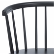 Safavieh Blanchard Wood and Iron Spindle Bench in Matte Black