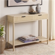 Safavieh Thurston Wood 2 Drw Console in Natural