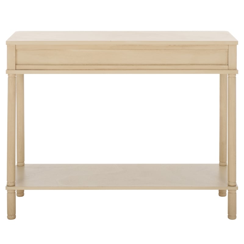 Safavieh Thurston Wood 2 Drw Console in Natural
