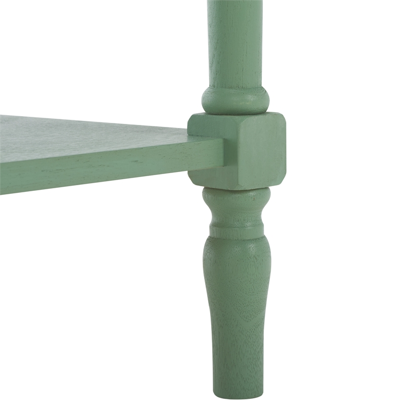 Safavieh Haven Wood 2 Drw Large Console in Sage