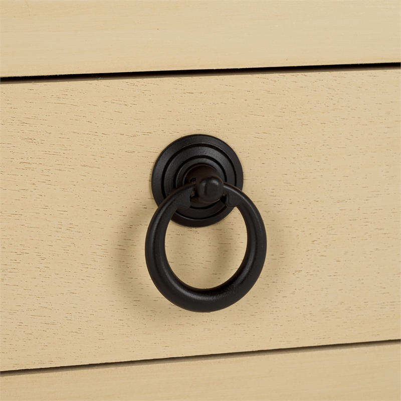 Safavieh Haven Wood Lower 2 Drw Console in Natural