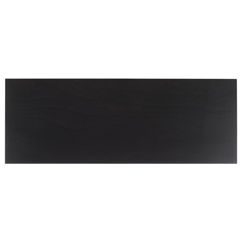 Safavieh Haven Wood Lower 2 Drw Console in Matte Black