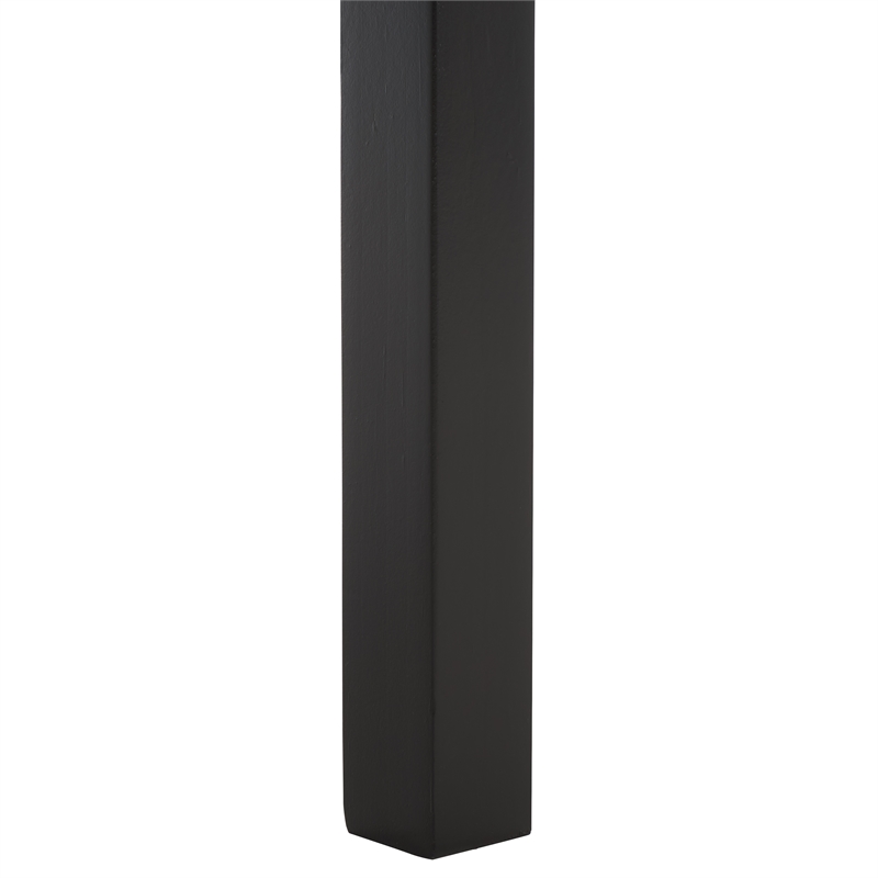 Safavieh Haven Wood Lower 2 Drw Console in Matte Black