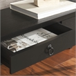 Safavieh Haven Wood Lower 2 Drw Console in Matte Black