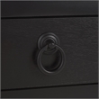 Safavieh Haven Wood Lower 2 Drw Console in Matte Black