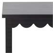 Safavieh Haven Wood Lower 2 Drw Console in Matte Black