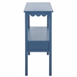 Safavieh Haven Wood Lower 2 Drw Console in Blue