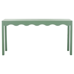 Safavieh Lilith Wavy Wood Console in Sage