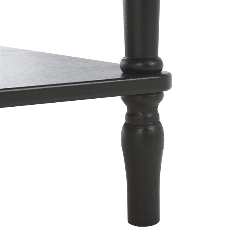 Safavieh Haven Wood Coffee Table in Matte Black