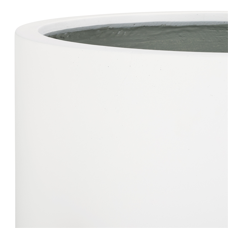 Safavieh Loflen Wood and Concrete Planter in White
