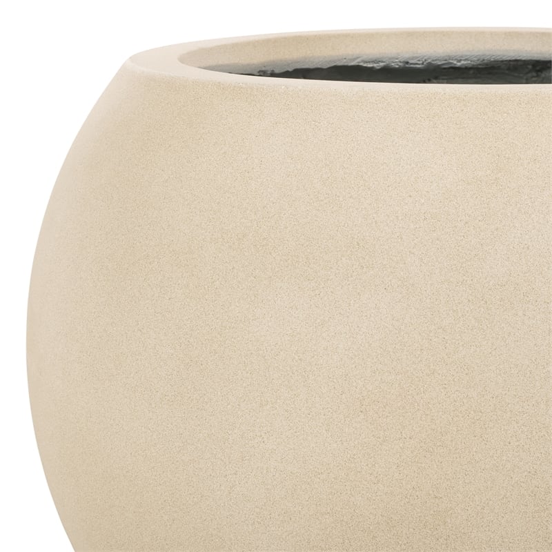 Safavieh Kenslia Concrete Planter in Beige