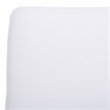 Safavieh Gillian Steel and Polyester Sunlounger in Natural / White