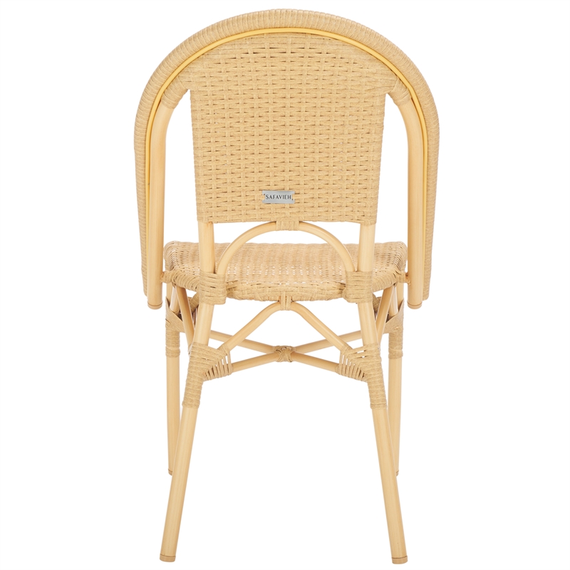 Safavieh Torino Aluminum Side Chair Set Of 2 in Natural