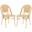 Safavieh Torino Aluminum Side Chair Set Of 2 in Natural