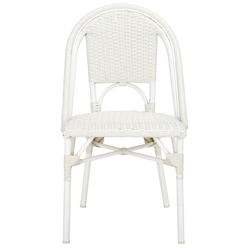 Safavieh Torino Aluminum Side Chair Set Of 2 in White