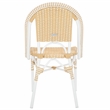 Safavieh Torino Aluminum Side Chair Set Of 2 in Natural /White
