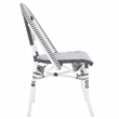 Safavieh Torino Aluminum Side Chair Set Of 2 in Gray / White
