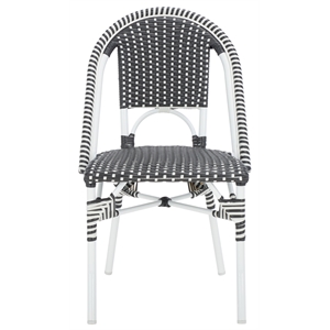 Safavieh Torino Aluminum Side Chair Set Of 2 in Gray / White