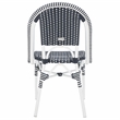 Safavieh Torino Aluminum Side Chair Set Of 2 in Navy / White