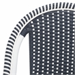 Safavieh Torino Aluminum Side Chair Set Of 2 in Navy / White