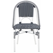 Safavieh Torino Aluminum Side Chair Set Of 2 in Navy / White
