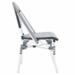 Safavieh Torino Aluminum Side Chair Set Of 2 in Navy / White