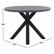 Safavieh Saxon Steel Table in Gray