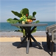 Safavieh Saxon Steel Table in Gray